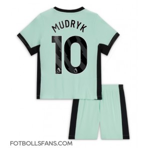 Chelsea Mykhailo Mudryk #10 Replika Tredje Tröja Barn 2023-24 Kortärmad (+ Korta byxor)